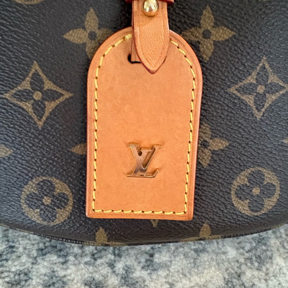 Louis Vuitton Monogram Canvas High Rise Bumbag in Brown with Tan Trim - Picture 3 of 6